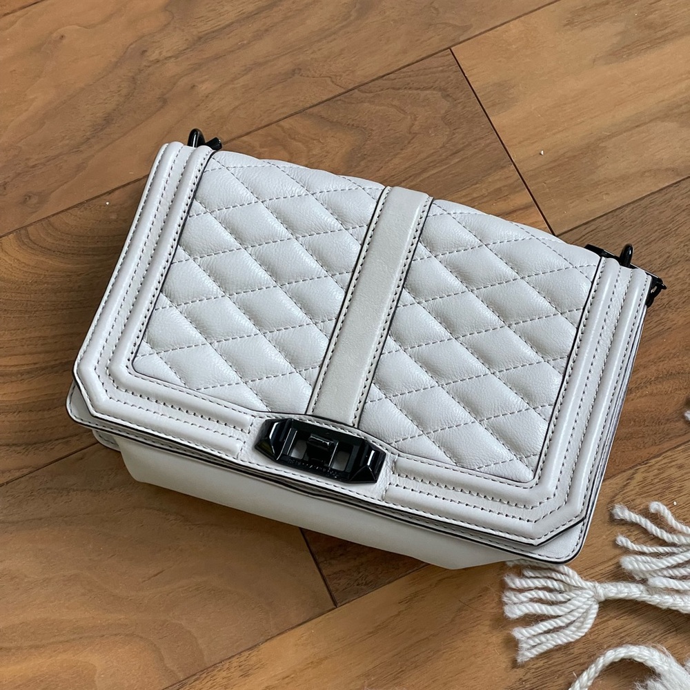 Beige leather purse - Picture 6 of 6